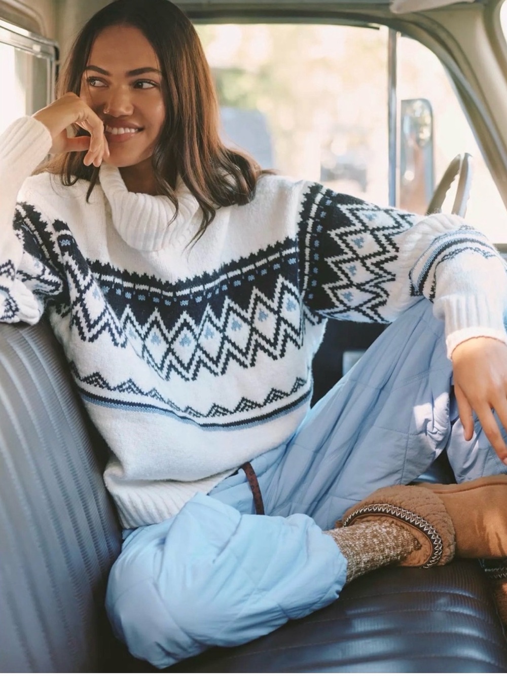 Daily Practice by Anthropologie - Evergreen Turtleneck Sweater - Size L